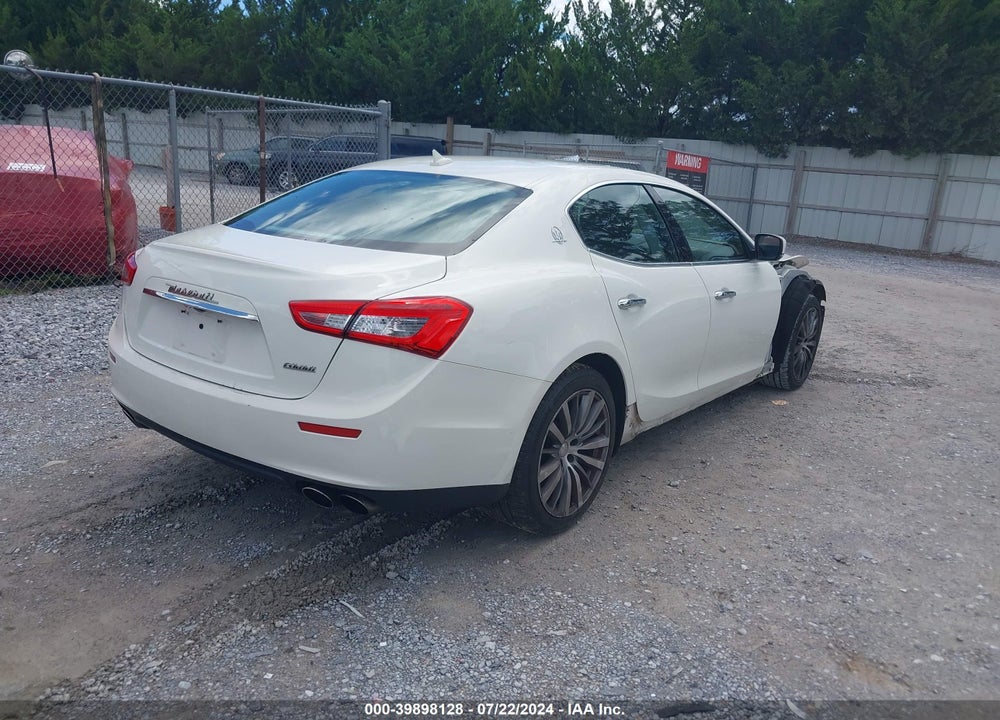 2016 MASERATI GHIBLI S VIN: ZAM57RSA3G1185334