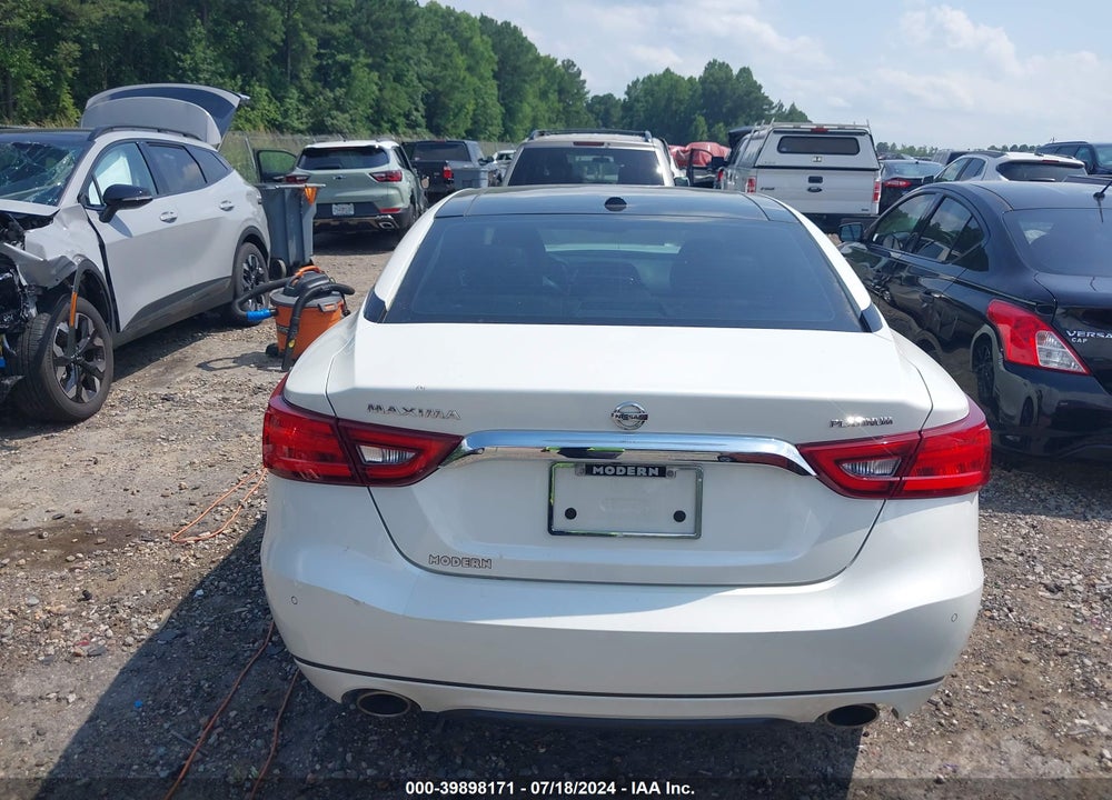 2018 NISSAN MAXIMA 3.5 PLATINUM VIN: 1N4AA6AP1JC406715