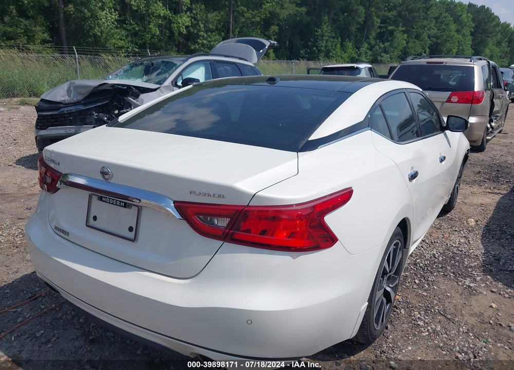 2018 NISSAN MAXIMA 3.5 PLATINUM VIN: 1N4AA6AP1JC406715