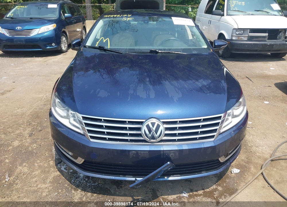 2013 VOLKSWAGEN CC 2.0T SPORT VIN: WVWBP7AN3DE503652