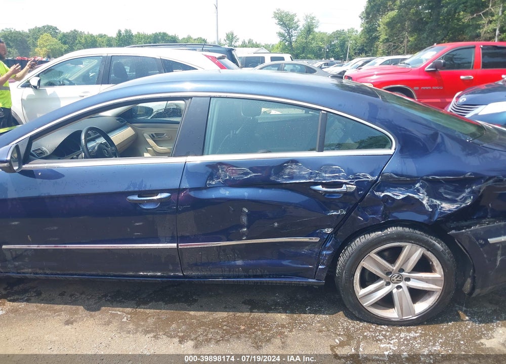2013 VOLKSWAGEN CC 2.0T SPORT VIN: WVWBP7AN3DE503652