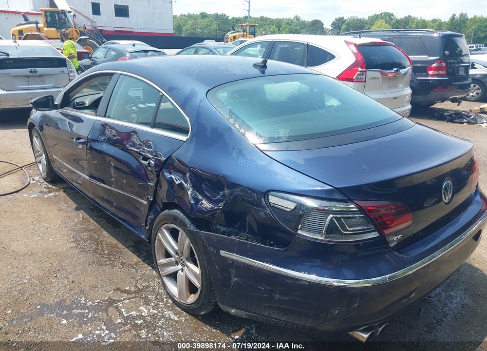 2013 VOLKSWAGEN CC 2.0T SPORT VIN: WVWBP7AN3DE503652