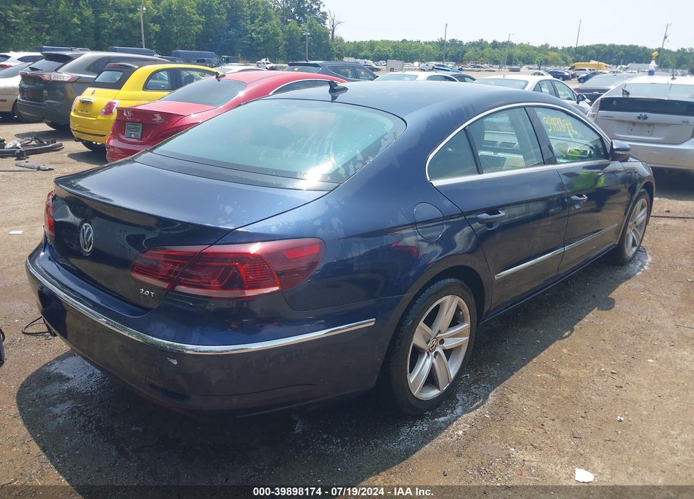 2013 VOLKSWAGEN CC 2.0T SPORT VIN: WVWBP7AN3DE503652