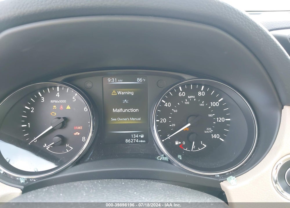 2017 NISSAN ROGUE SL VIN: 5N1AT2MT3HC790248