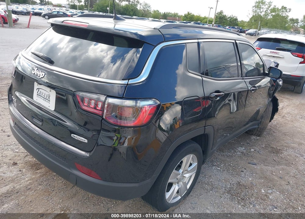 2022 JEEP COMPASS LATITUDE 4X4 VIN: 3C4NJDBB5NT107287