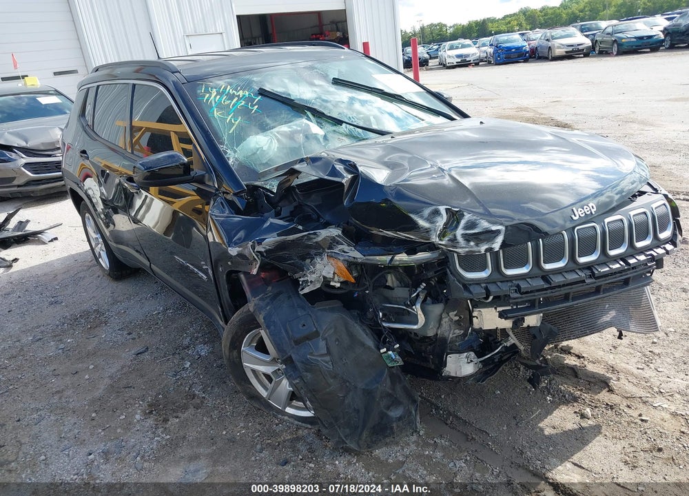 2022 JEEP COMPASS LATITUDE 4X4 VIN: 3C4NJDBB5NT107287