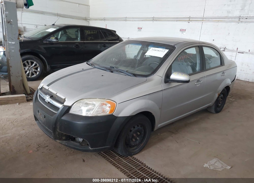 2009 CHEVROLET AVEO LT VIN: KL1TD56E59B301163