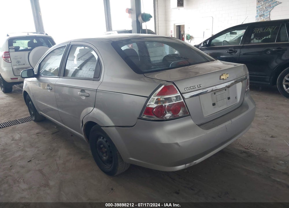 2009 CHEVROLET AVEO LT VIN: KL1TD56E59B301163