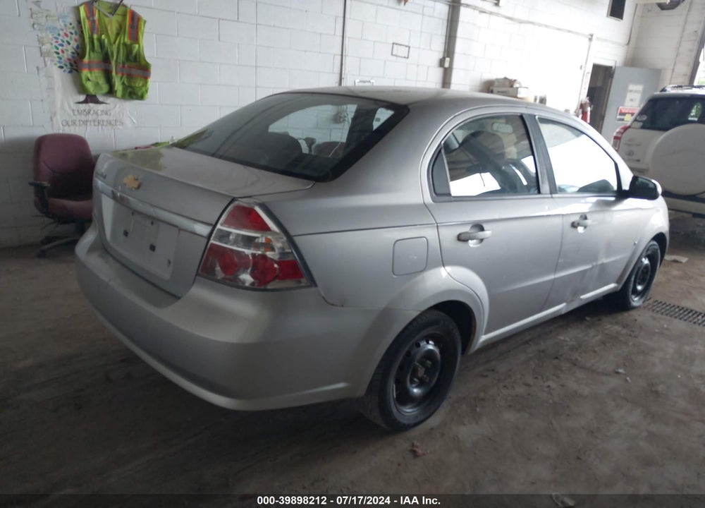 2009 CHEVROLET AVEO LT VIN: KL1TD56E59B301163