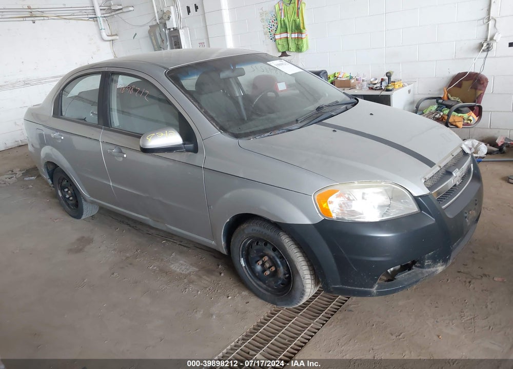 2009 CHEVROLET AVEO LT VIN: KL1TD56E59B301163
