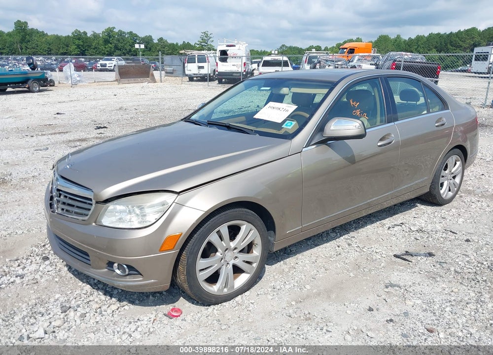 2008 MERCEDES-BENZ C 300 LUXURY/SPORT VIN: WDDGF54X18F051751