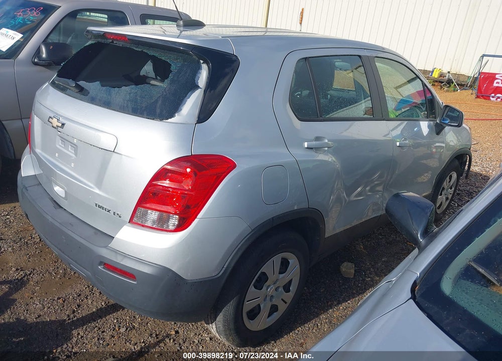 2016 CHEVROLET TRAX 1LS VIN: 3GNCJKSB1GL243552