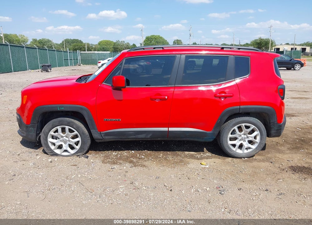 2016 JEEP RENEGADE LATITUDE VIN: ZACCJBBT6GPE34361