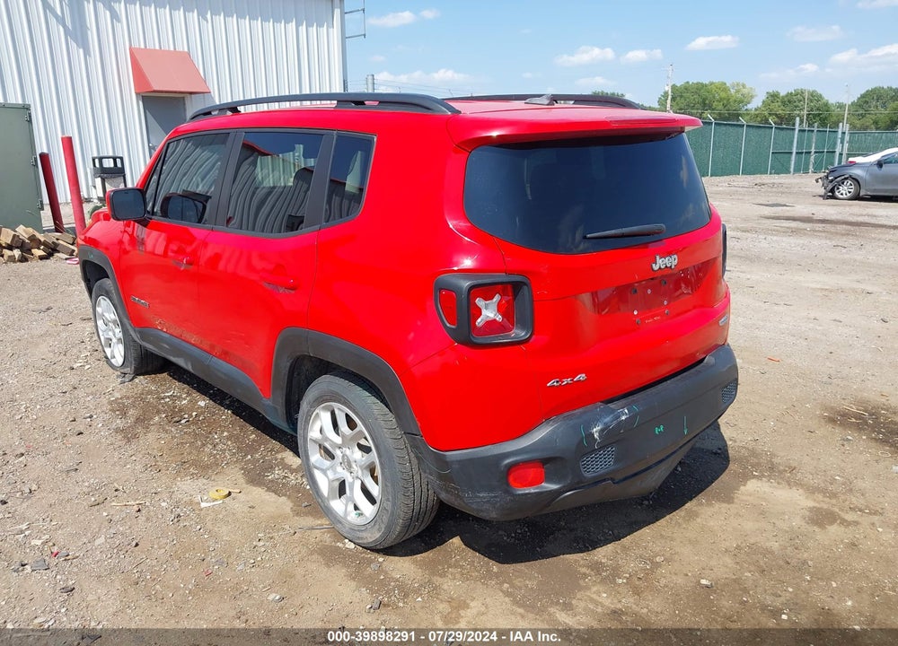 2016 JEEP RENEGADE LATITUDE VIN: ZACCJBBT6GPE34361