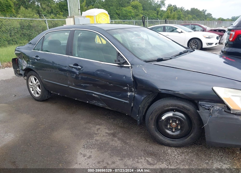 2007 HONDA ACCORD 2.4 SE VIN: 1HGCM563X7A192243