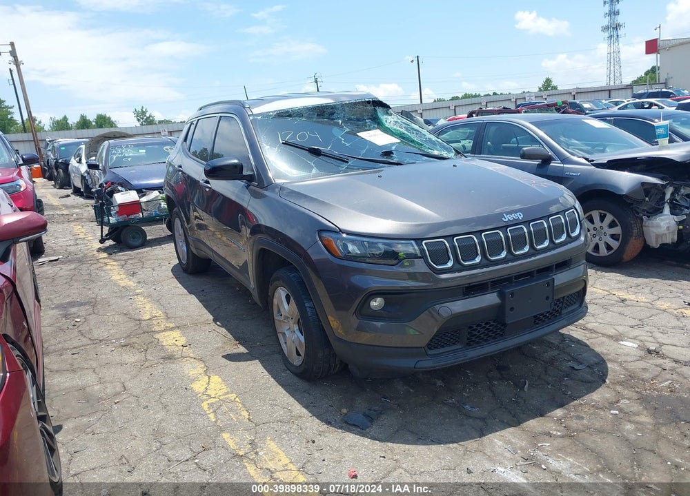 2022 JEEP COMPASS LATITUDE 4X4 VIN: 3C4NJDBB3NT231204