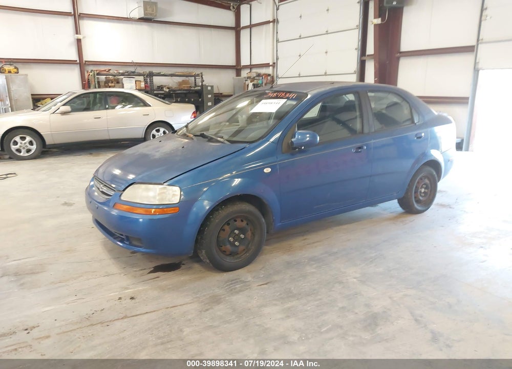 2006 CHEVROLET AVEO LS VIN: KL1TD56656B521441