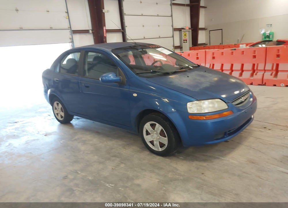 2006 CHEVROLET AVEO LS VIN: KL1TD56656B521441