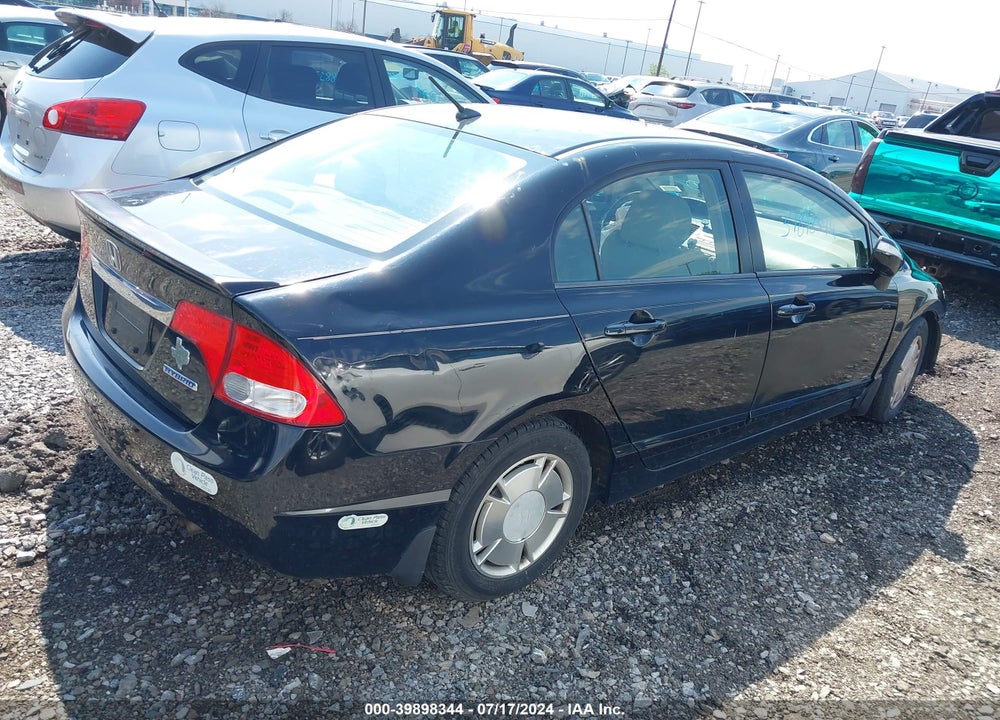 2009 HONDA CIVIC HYBRID VIN: JHMFA36279S015029
