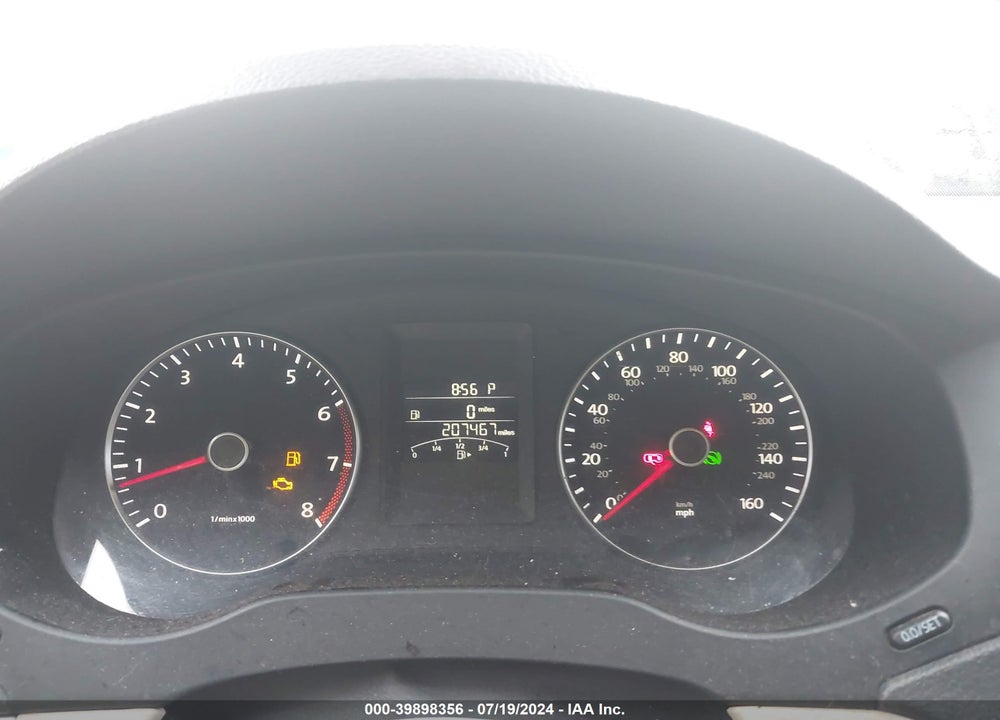 2013 VOLKSWAGEN JETTA 2.5L SE VIN: 3VWDP7AJ8DM438360