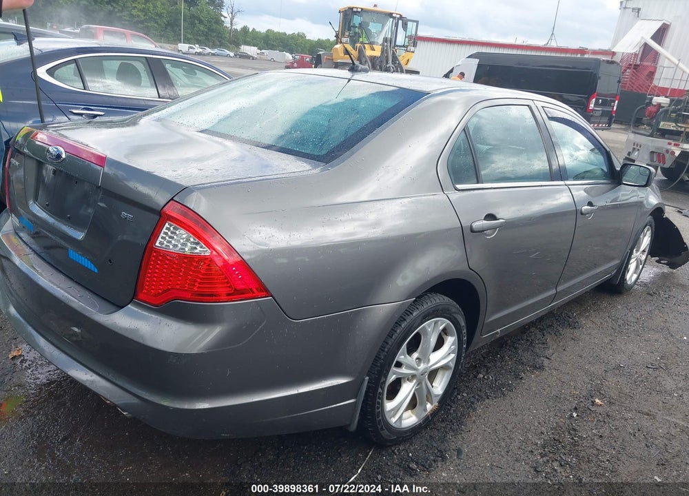 2012 FORD FUSION SE VIN: 3FAHP0HAXCR356722