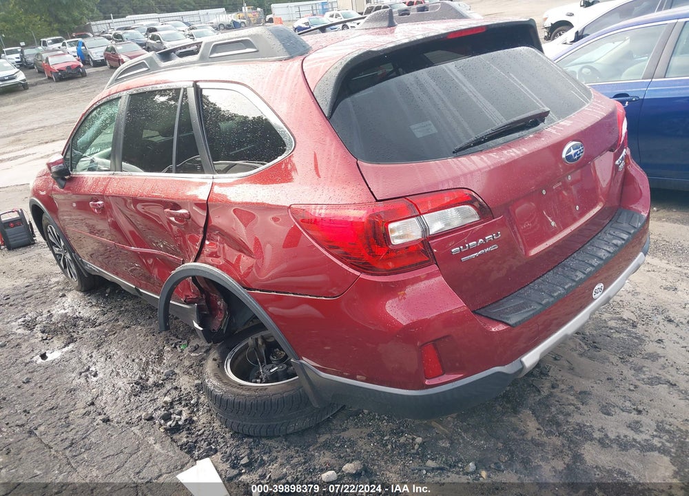 2016 SUBARU OUTBACK 3.6R LIMITED VIN: 4S4BSENC0G3204255