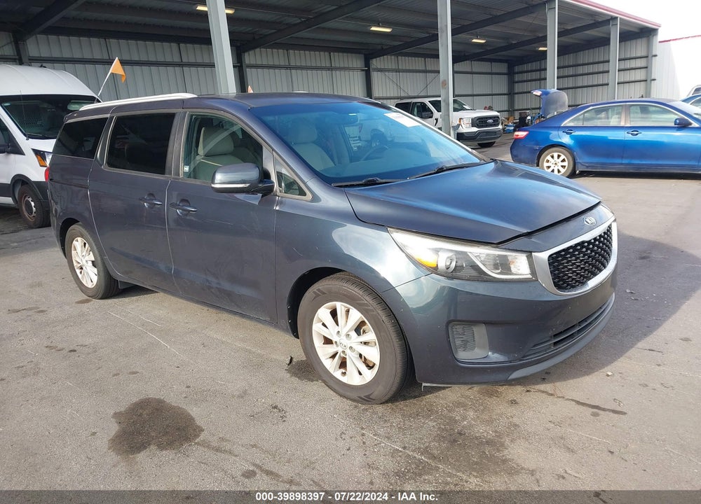 2016 KIA SEDONA LX VIN: KNDMB5C10G6116366
