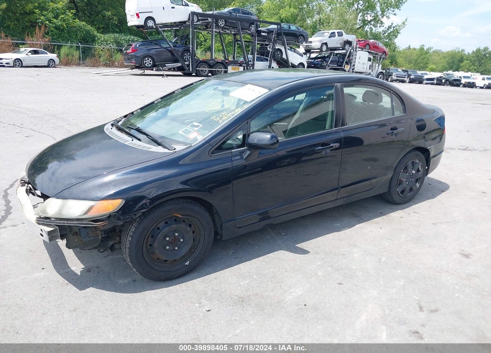 2008 HONDA CIVIC SDN LX VIN: 2HGFA165X8H355394