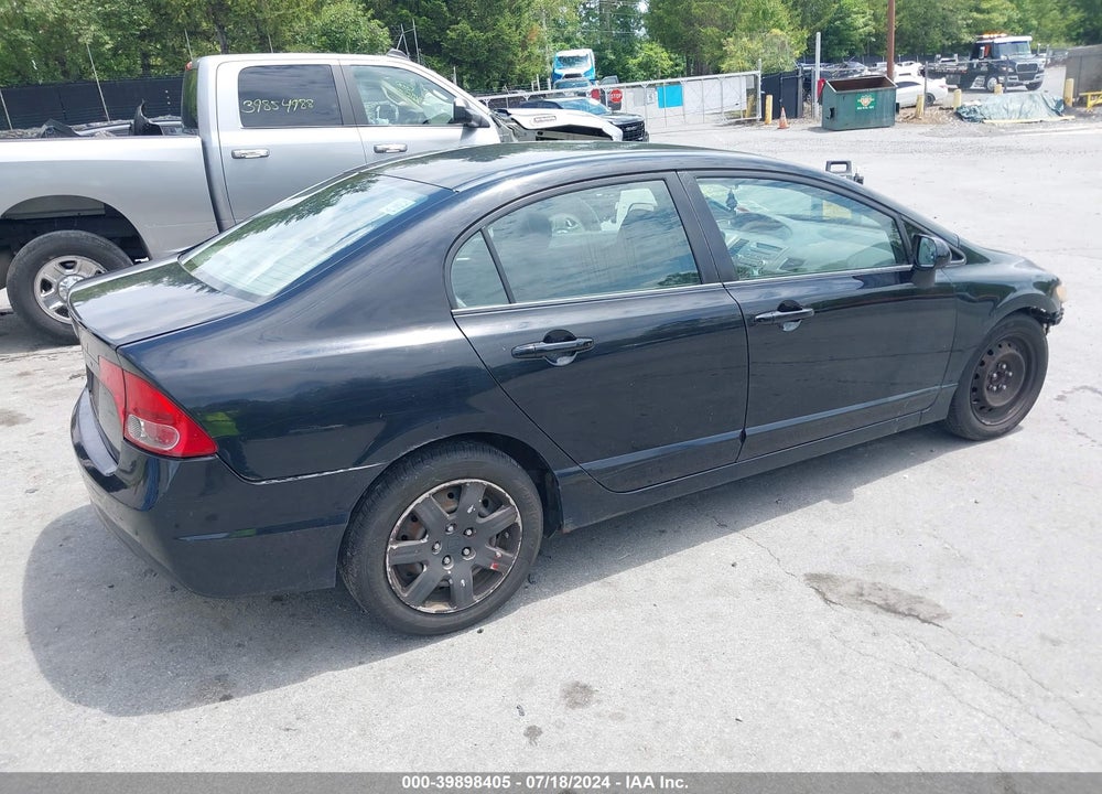 2008 HONDA CIVIC SDN LX VIN: 2HGFA165X8H355394