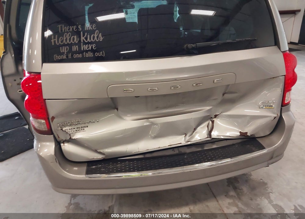 2019 DODGE GRAND CARAVAN SXT VIN: 2C4RDGCG4KR725798