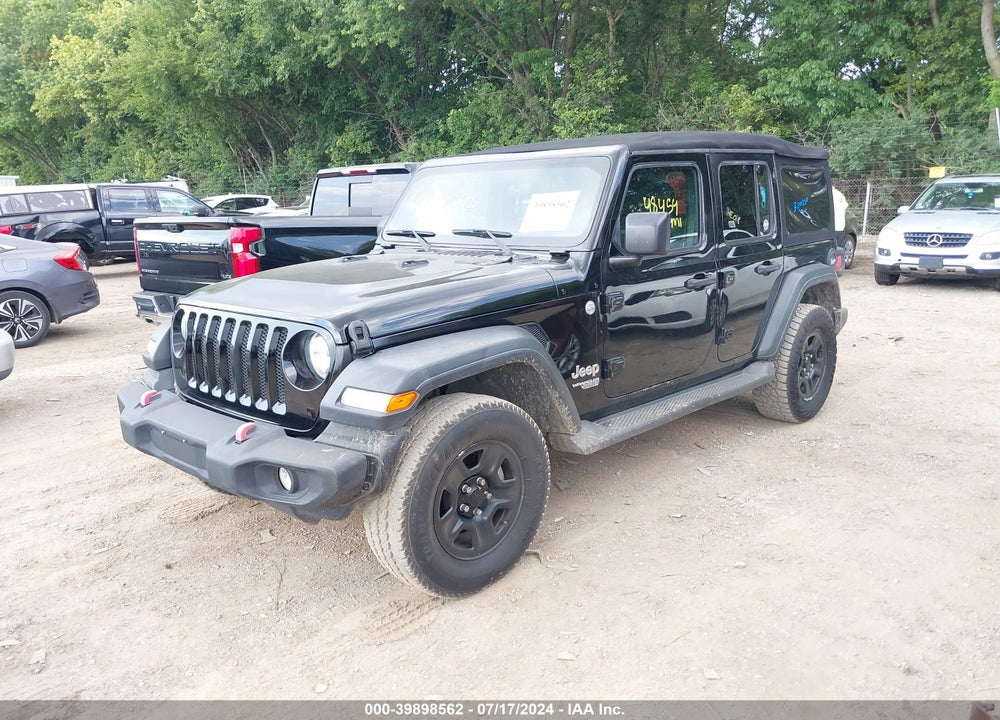 2018 JEEP WRANGLER UNLIMITED SPORT 4X4 VIN: 1C4HJXDN6JW287115
