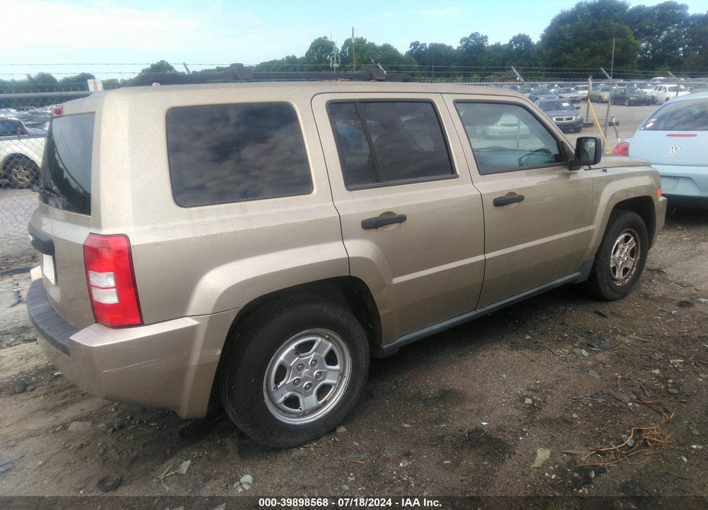 2009 JEEP PATRIOT SPORT VIN: 1J4FT28B69D154358