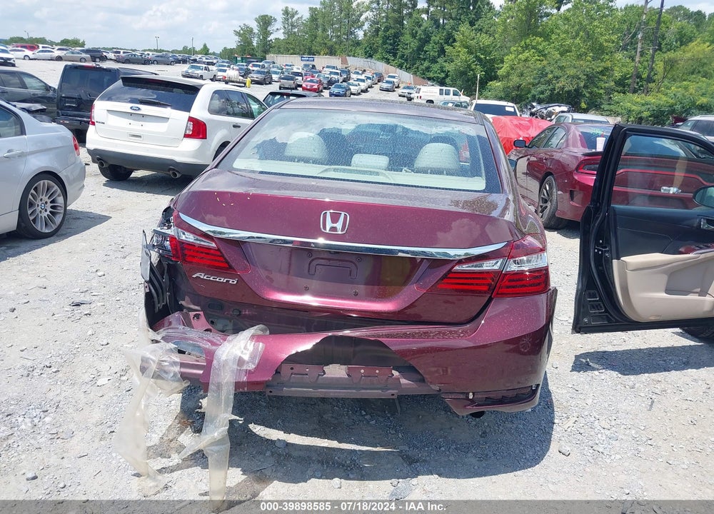 2016 HONDA ACCORD LX VIN: 1HGCR2F38GA127603