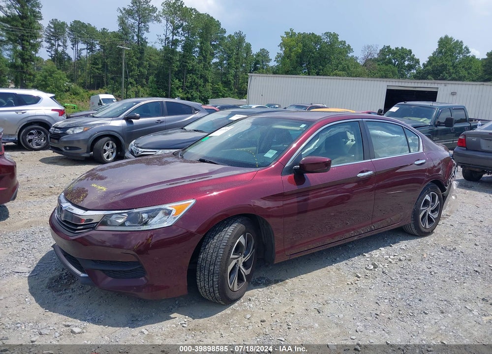 2016 HONDA ACCORD LX VIN: 1HGCR2F38GA127603