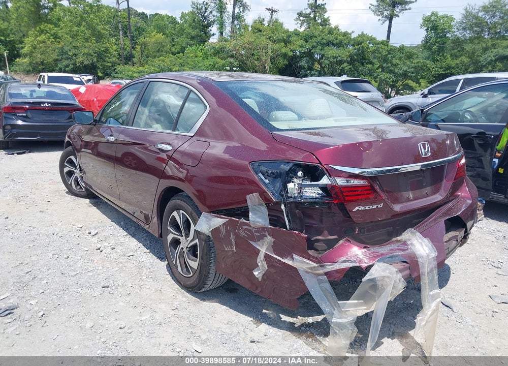 2016 HONDA ACCORD LX VIN: 1HGCR2F38GA127603