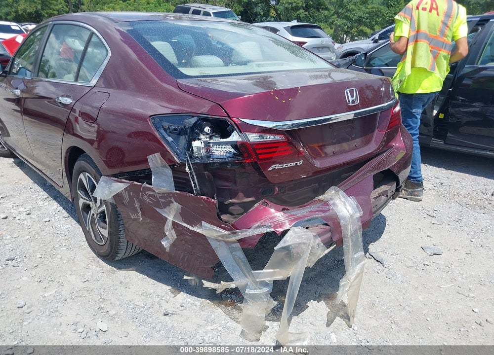 2016 HONDA ACCORD LX VIN: 1HGCR2F38GA127603