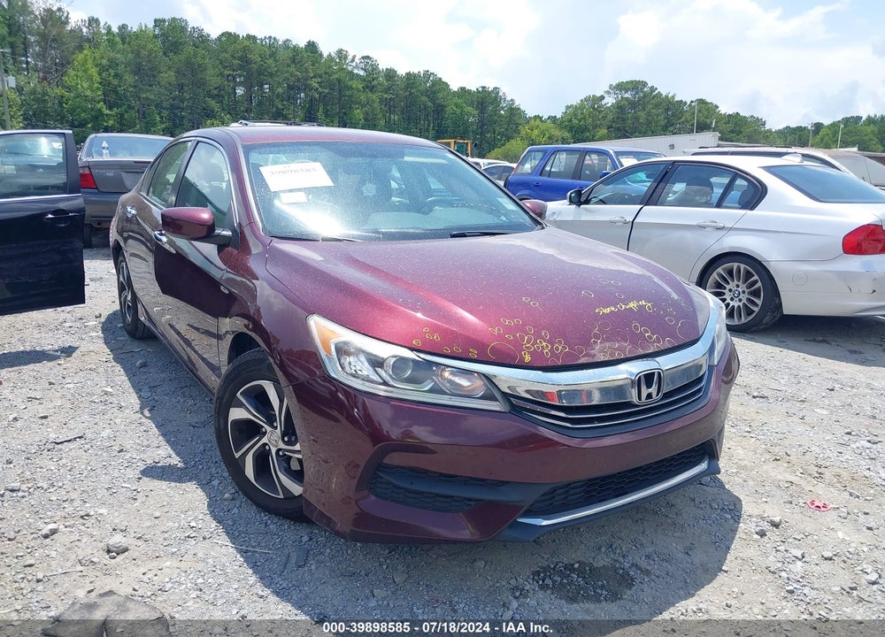 2016 HONDA ACCORD LX VIN: 1HGCR2F38GA127603
