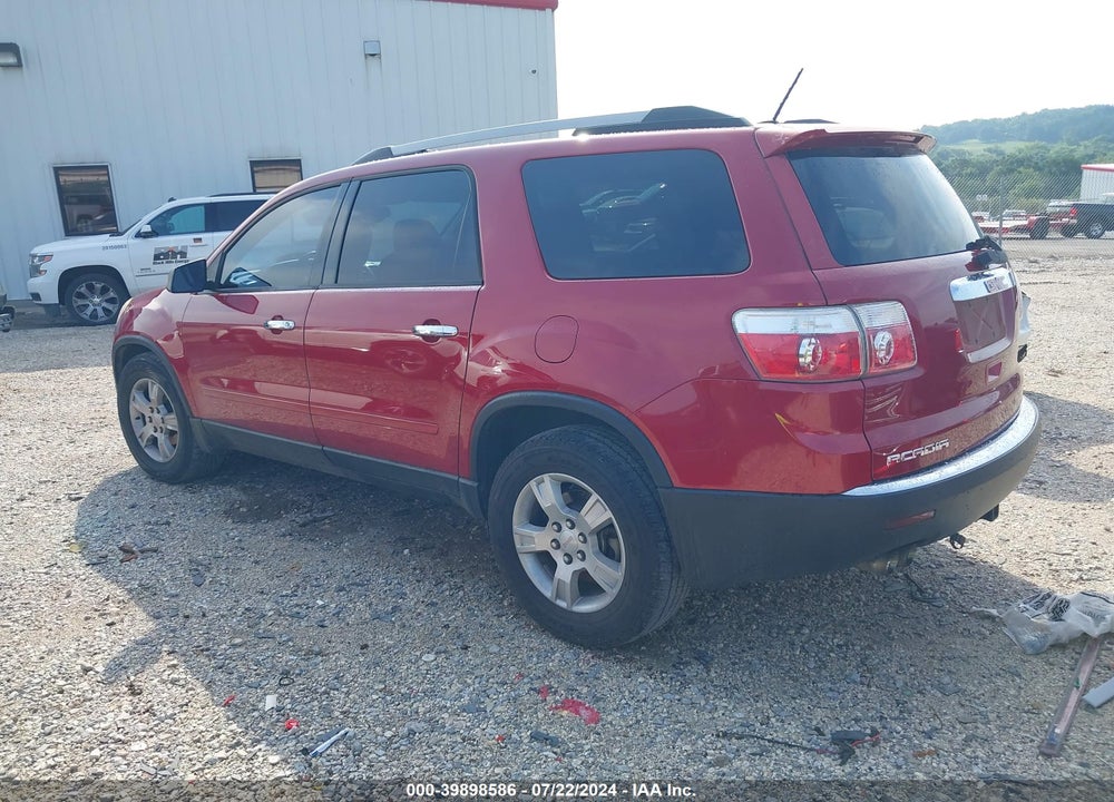 2012 GMC ACADIA SL VIN: 1GKKRNED5CJ126977