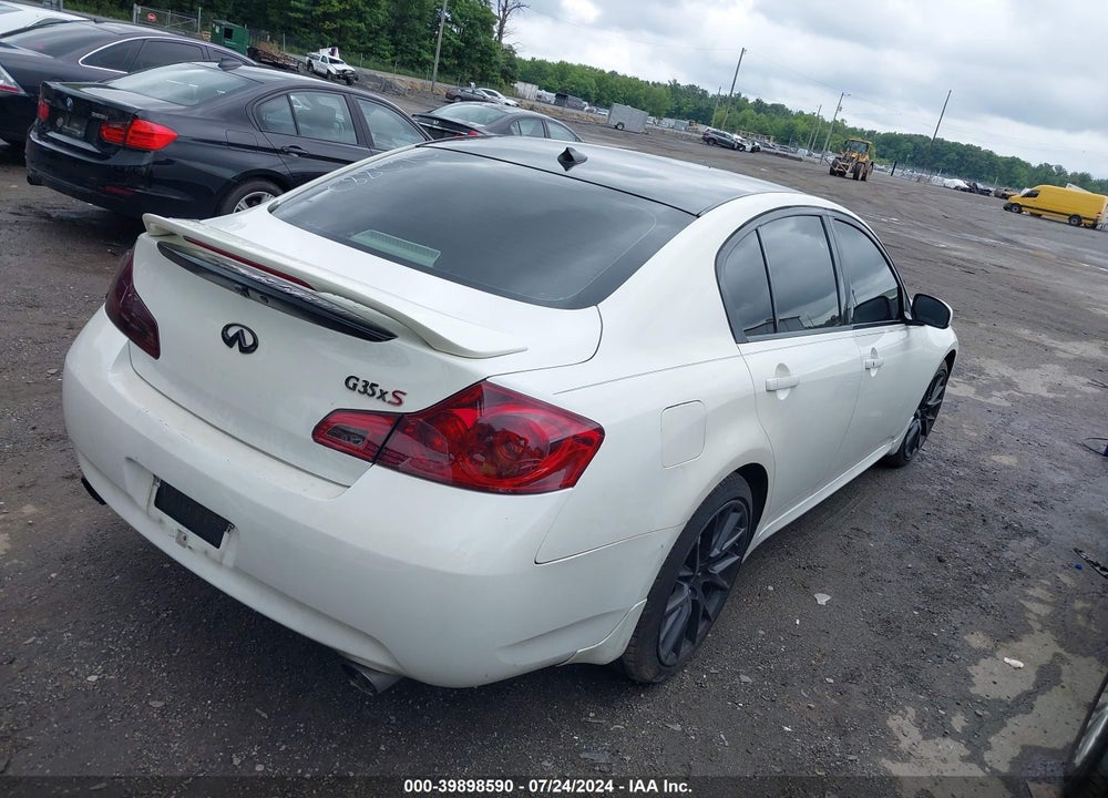 2008 INFINITI G35X VIN: JNKBV61F48M262882
