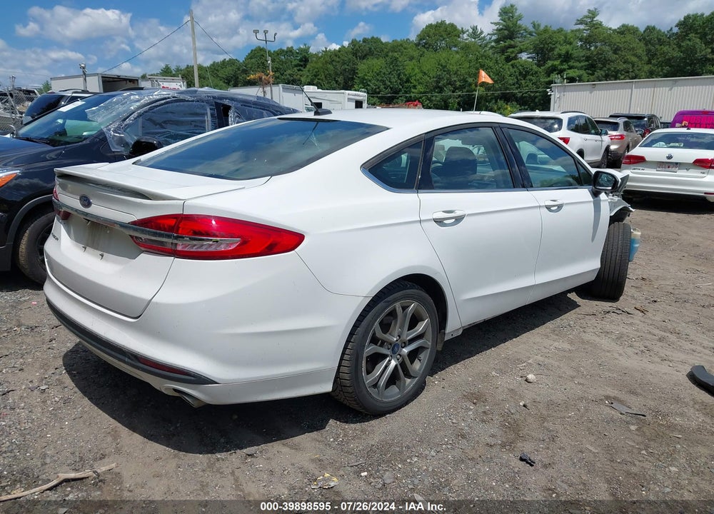 2017 FORD FUSION S VIN: 3FA6P0G74HR308220