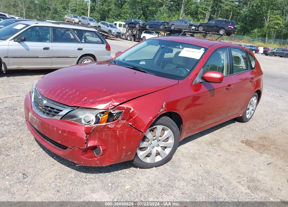 2009 SUBARU IMPREZA 2.5I VIN: JF1GH61659H805297