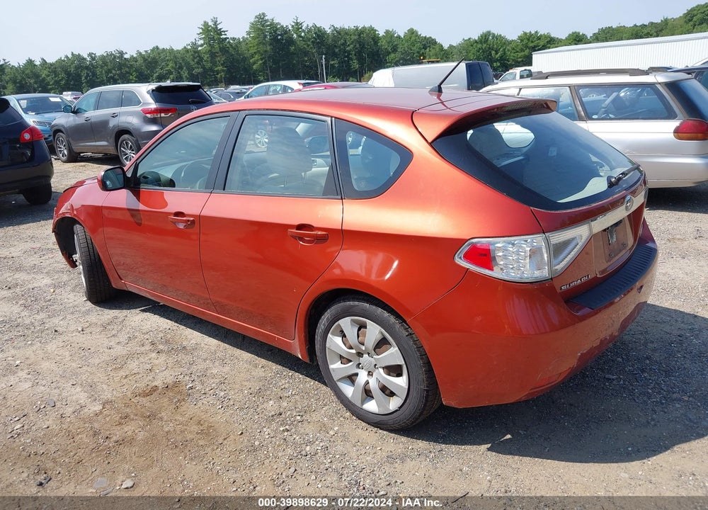 2009 SUBARU IMPREZA 2.5I VIN: JF1GH61659H805297
