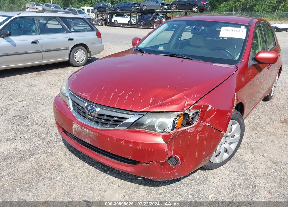 2009 SUBARU IMPREZA 2.5I VIN: JF1GH61659H805297