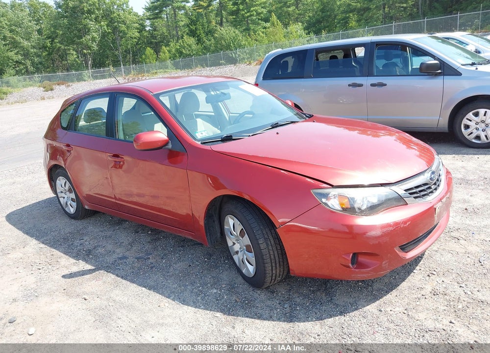2009 SUBARU IMPREZA 2.5I VIN: JF1GH61659H805297