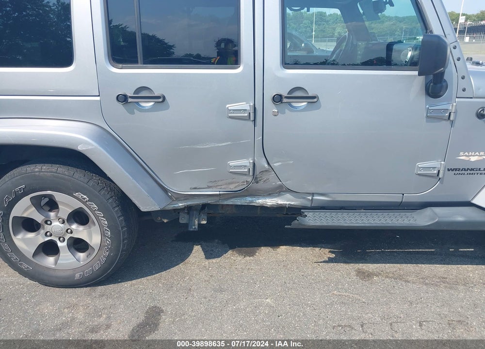 2014 JEEP WRANGLER UNLIMITED SAHARA VIN: 1C4HJWEG3EL245504