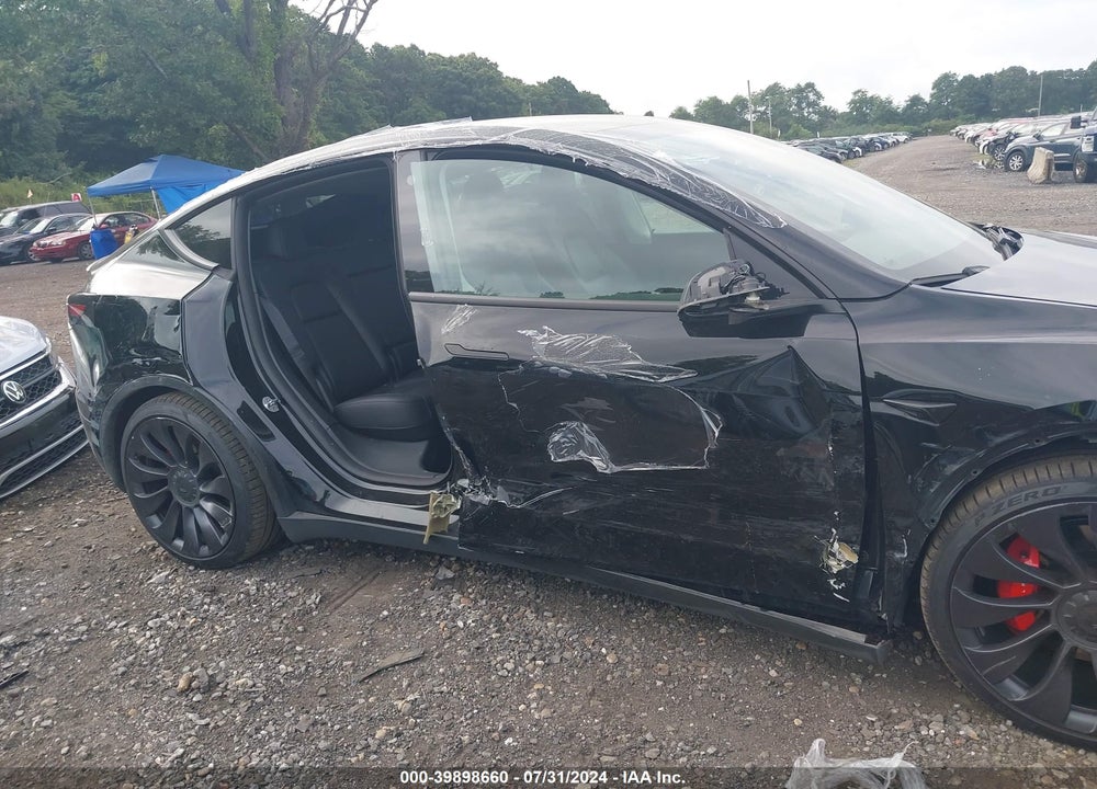 2021 TESLA MODEL Y PERFORMANCE DUAL MOTOR ALL-WHEEL DRIVE VIN: 5YJYGDEF9MF269284