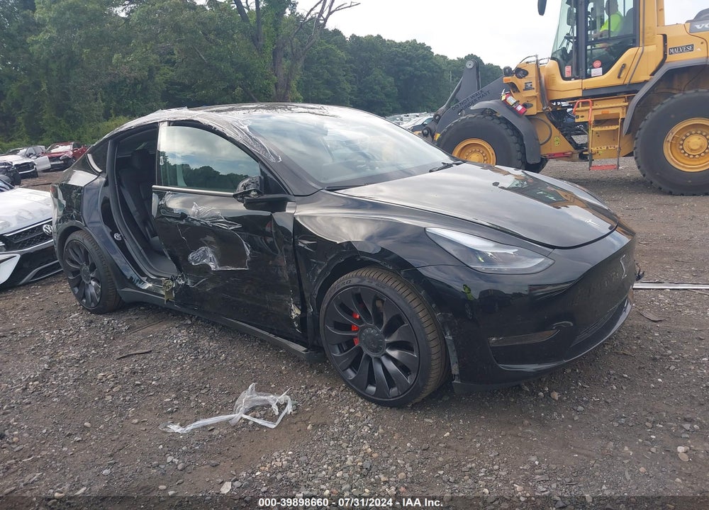 2021 TESLA MODEL Y PERFORMANCE DUAL MOTOR ALL-WHEEL DRIVE VIN: 5YJYGDEF9MF269284