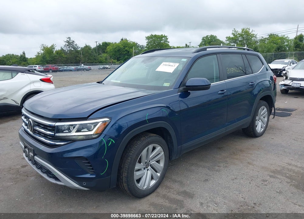 2021 VOLKSWAGEN ATLAS 3.6L V6 SE W/TECHNOLOGY VIN: 1V2HR2CA3MC598967