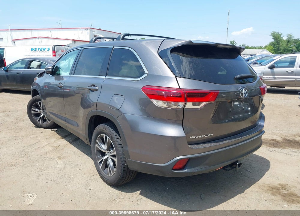 2019 TOYOTA HIGHLANDER LE VIN: 5TDZZRFHXKS294893