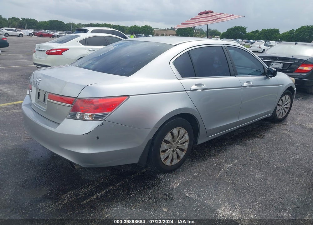 2012 HONDA ACCORD 2.4 LX VIN: 1HGCP2F37CA165016